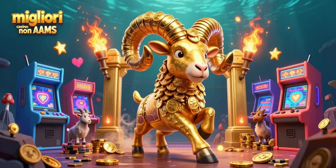 Giocando nei migliori casino non AAMS con il ram d'oro tra slot e giochi arcade emozionanti