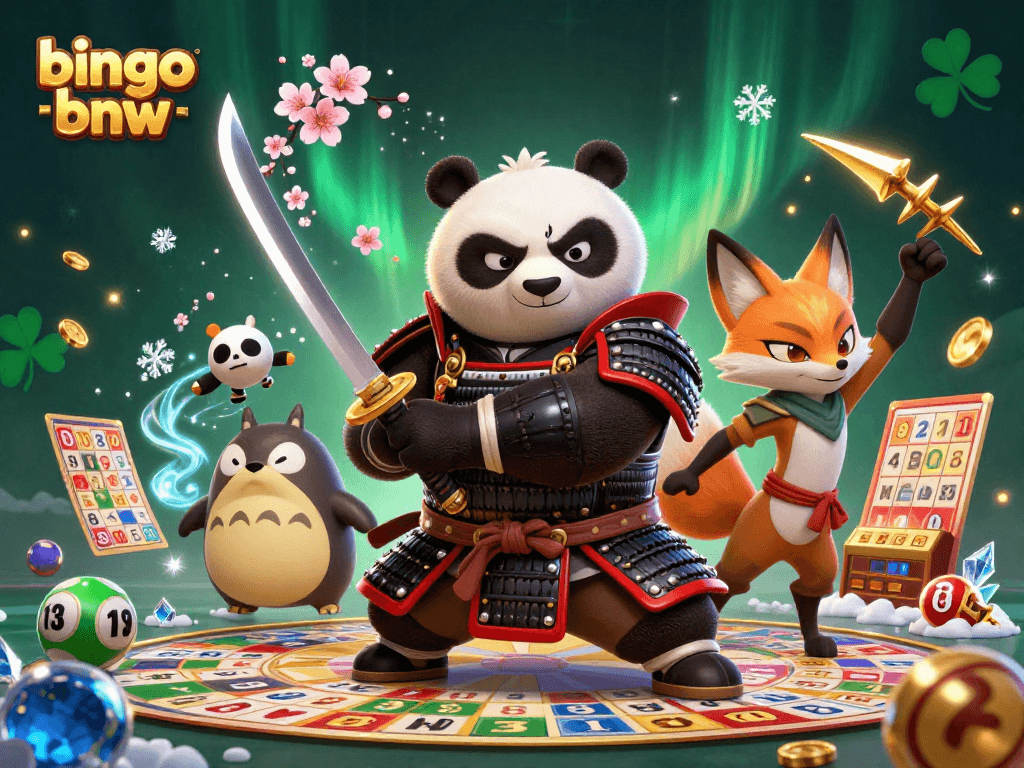 Experience the excitement of bingo-bnw with dynamic characters and lively game elements.