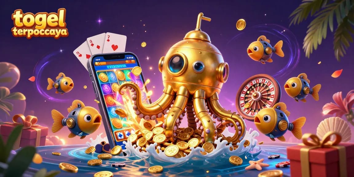 Experience thrilling jackpots with togel terpercaya amidst a rich sea of coins and games.