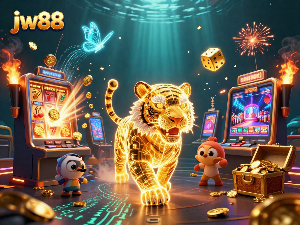 Experience thrilling gameplay at jw88 with vibrant 3D casino elements and exciting jackpot scenes.