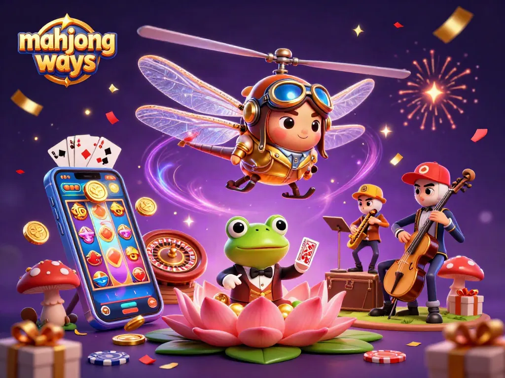 Engage with mahjong ways slots featuring animated characters, vibrant casino elements, and excitement.