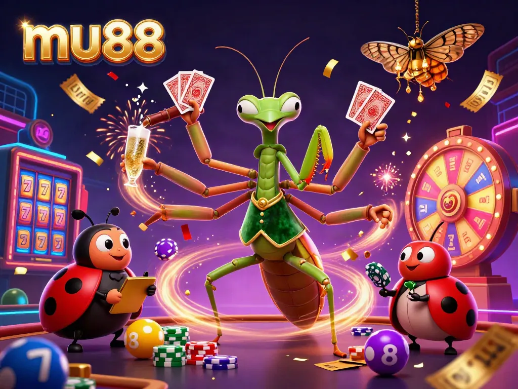 Experience winning strategies with mu88 in this vibrant casino scene showcasing a lively atmosphere.