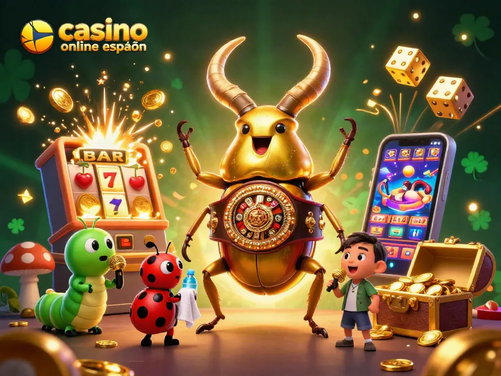 Disfruta en casino online español con un emocionante combate entre insectos en un entorno vibrante.