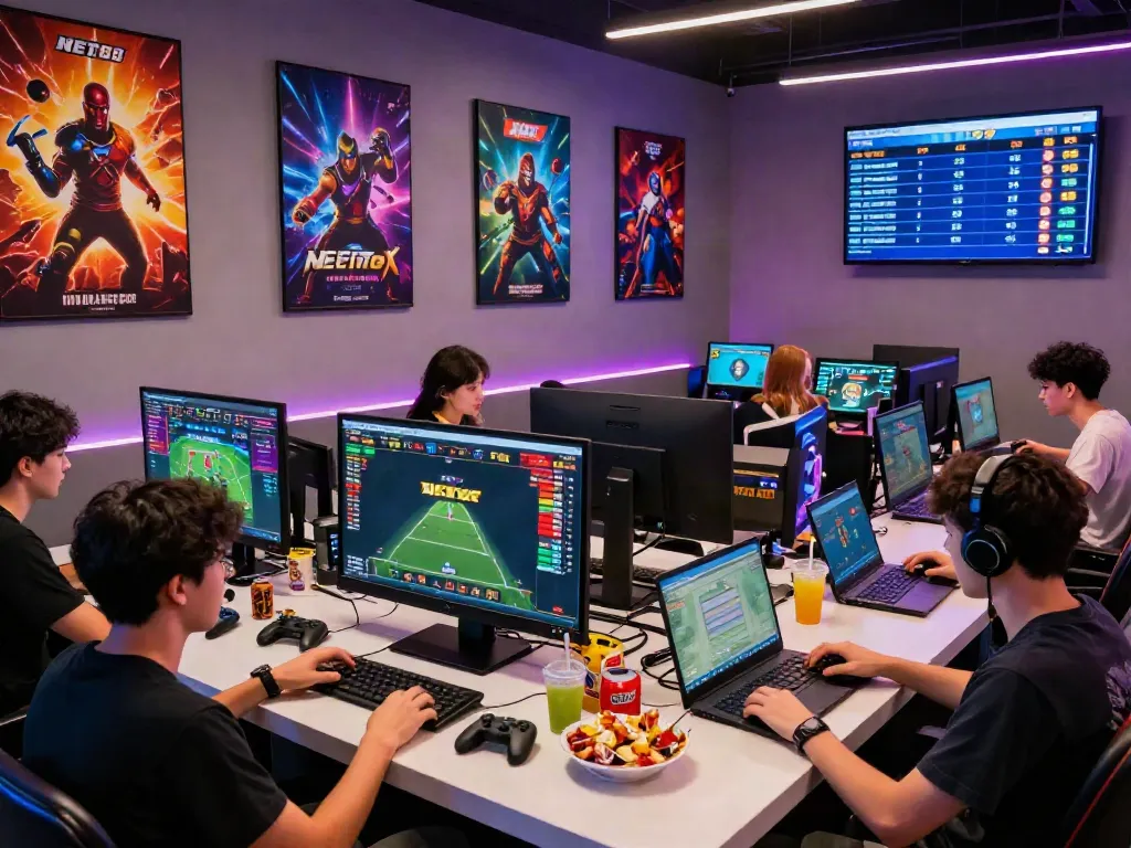 Players enjoying NET88 betting and gaming experience in a lively environment.