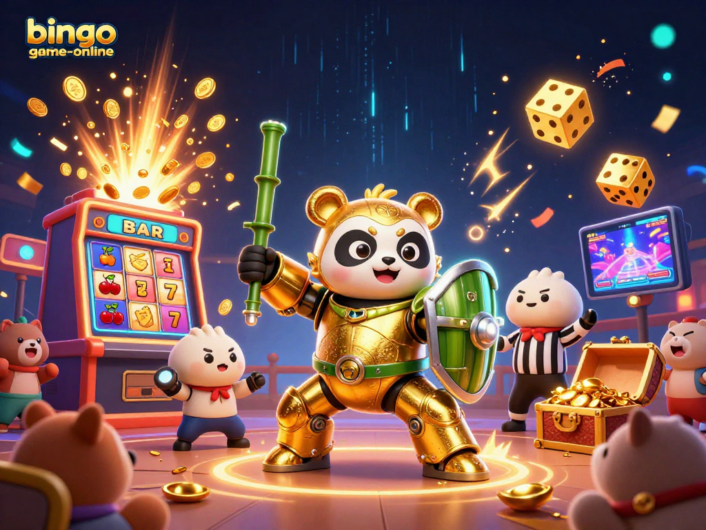 Bingo-game-online showcases a vibrant jackpot bingo scene with gold and excitement in every detail.