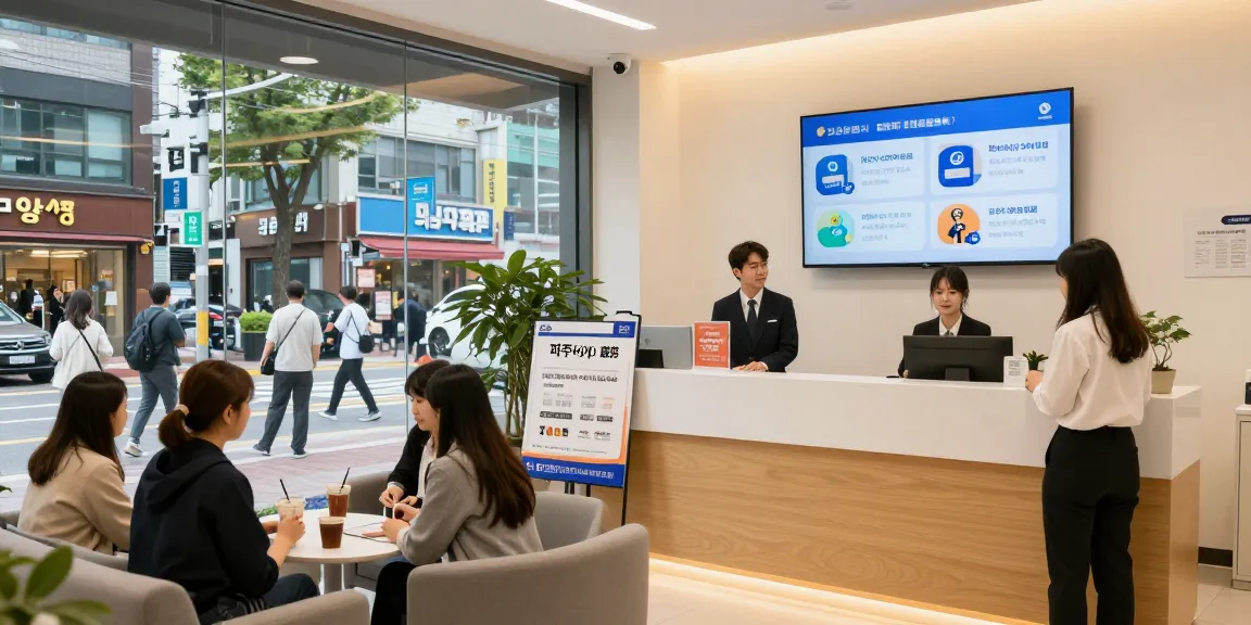 파주op service center with friendly staff and dynamic atmosphere in Paju, South Korea.