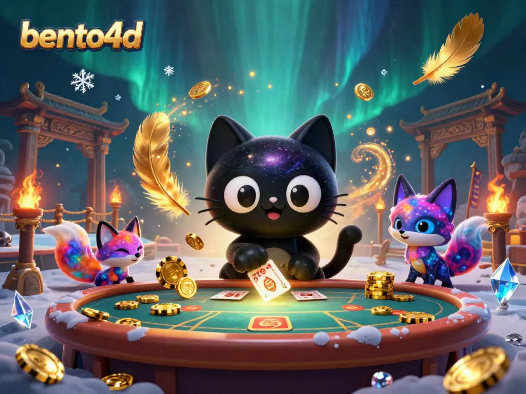 Engage in bento4d's cosmic casino adventure with vibrant characters and rich gaming elements.
