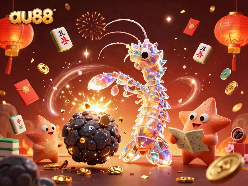 Experience a galactic adventure with au88, featuring vibrant characters and exciting casino elements.