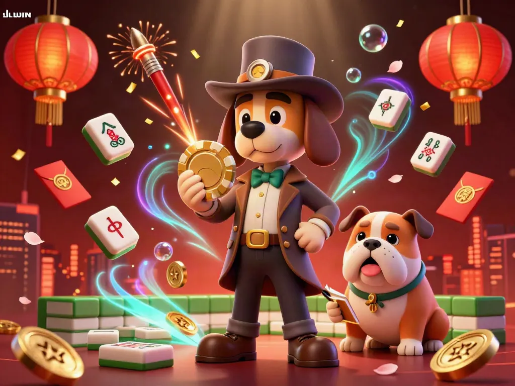 Experience thrilling gaming moments with LLWIN in a vibrant casino illustration.