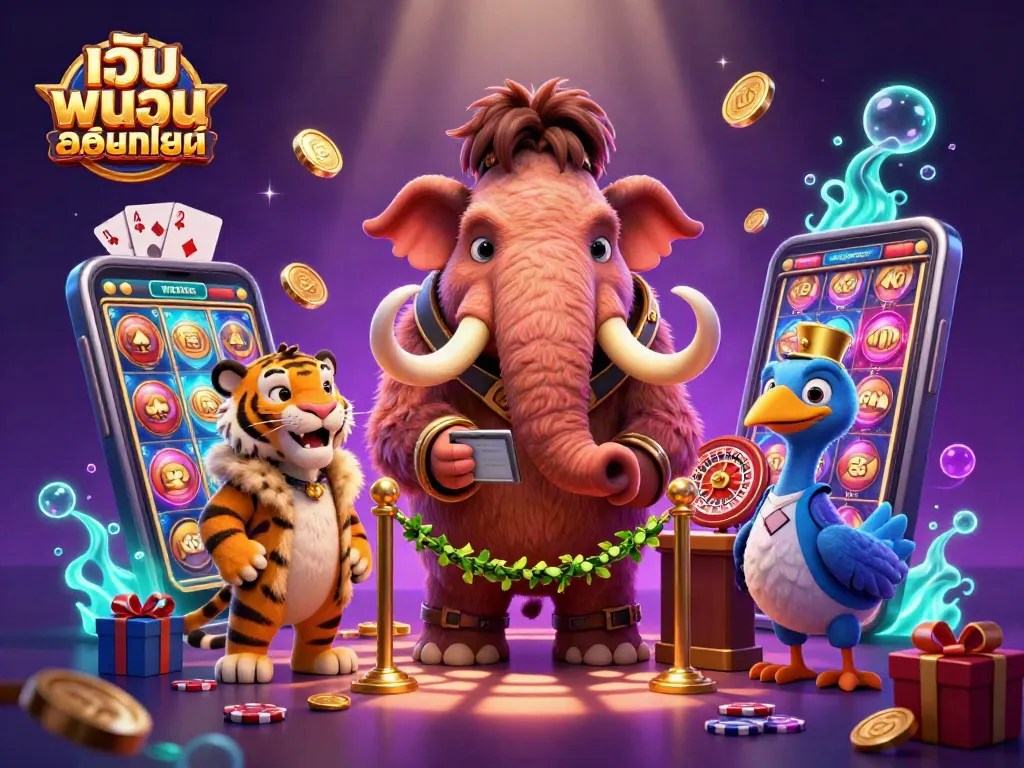 เว็บ พนันออนไลน์ พร้อมตัวละครที่น่าสนใจในคาสิโนและเกมสนุกมากมาย