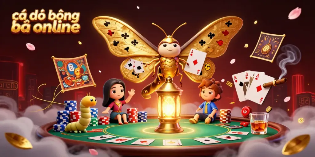 Experience cá độ bóng đá online with a vibrant 3D illustration showcasing thematic casino elements.