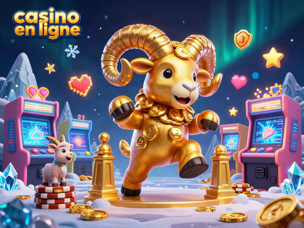 Découvrez le monde du casino en ligne avec une illustration colorée et dynamique de jeux de casino.