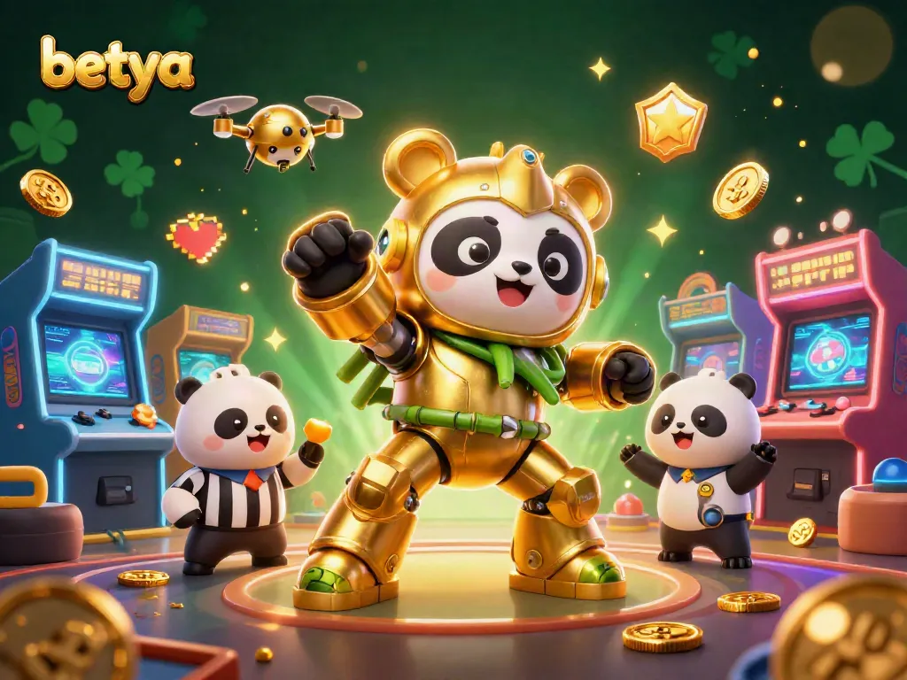 Experience the thrill of sports betting with betya in an energetic 3D illustration featuring vibrant gaming elements.