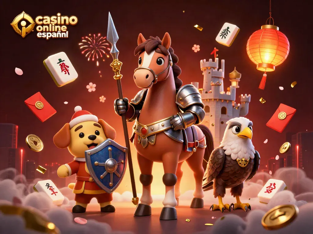 Únete a la diversión en el casino online español con este emocionante escenario lleno de suerte y juegos.