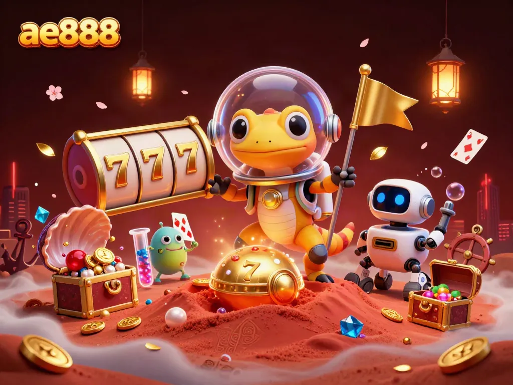 Play at ae888’s vibrant Martian casino with treasures, games, and exciting alien elements!