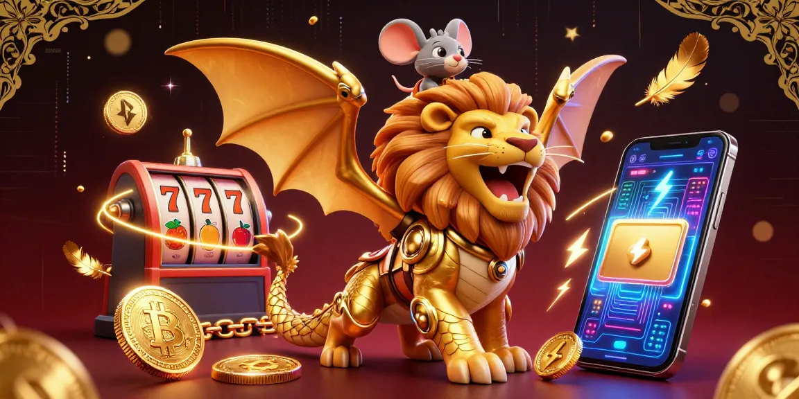 SIN88 offers thrilling casino adventures with a roaring chimera and crypto elements.
