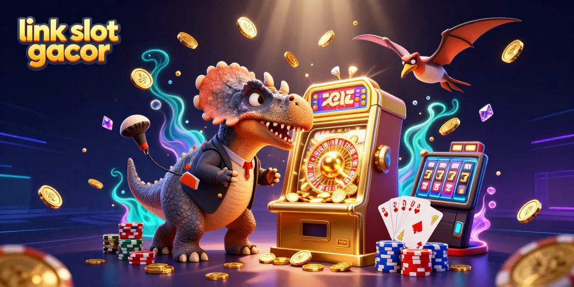Experience thrilling gameplay with the link slot gacor, featuring playful characters and exciting casino elements.