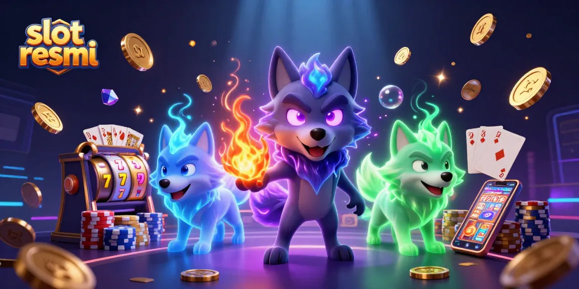 Experience the thrill of slot resmi gaming with ghostly wolves and dynamic casino elements.