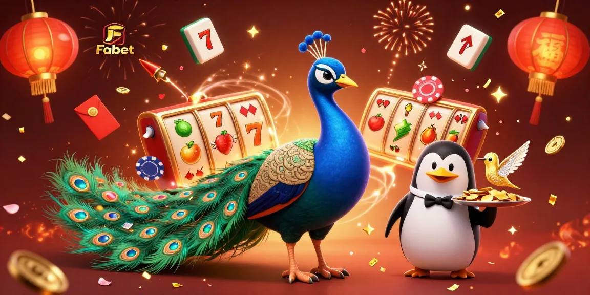 Experience the vibrant spirit of Fabet through this dazzling casino illustration