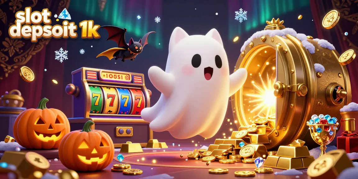 Experience thrilling wins at slot depsoit 1k with glowing jackpots and vibrant casino elements.