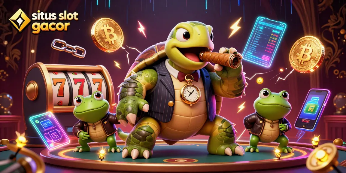 Experience the thrill of situs slot gacor with dynamic characters, slot elements, and crypto tokens.