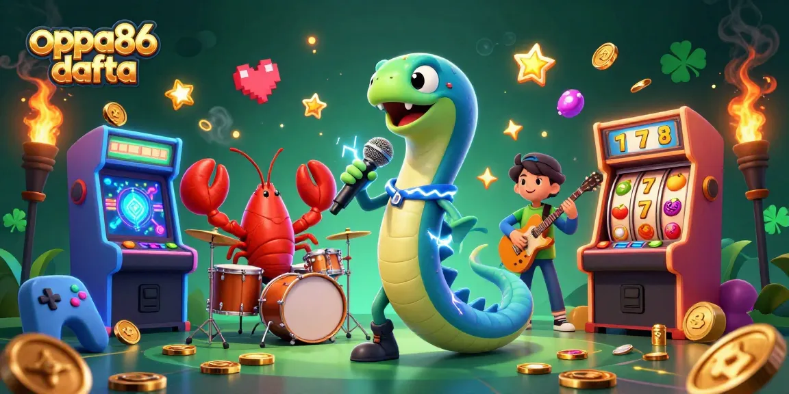 Experience thrilling wins with oppa86 dafta in a vibrant underwater casino scene.