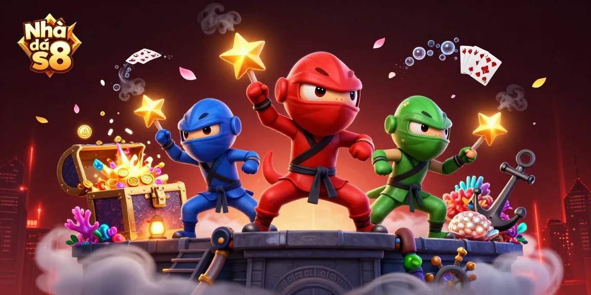 Engage in thrilling action at Nhà cái s8 with colorful characters and dynamic casino elements.