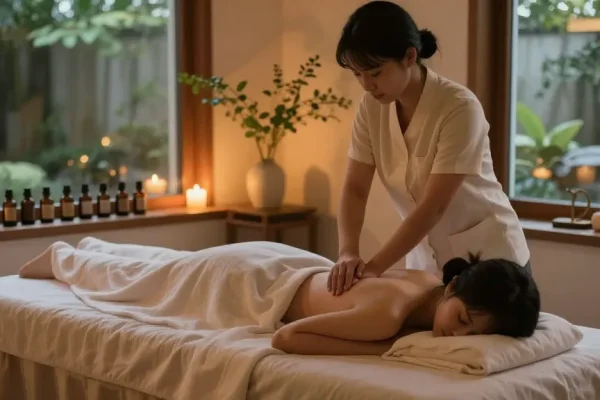 Professional 성남출장안마 therapy session in a tranquil spa setting promoting relaxation and wellness.