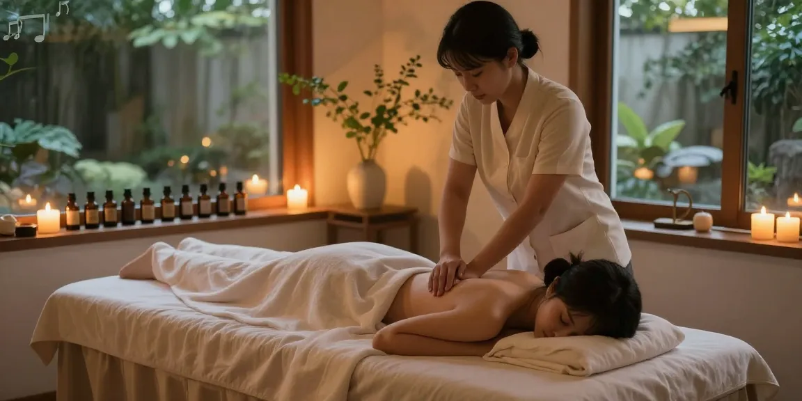 Professional 성남출장안마 therapy session in a tranquil spa setting promoting relaxation and wellness.