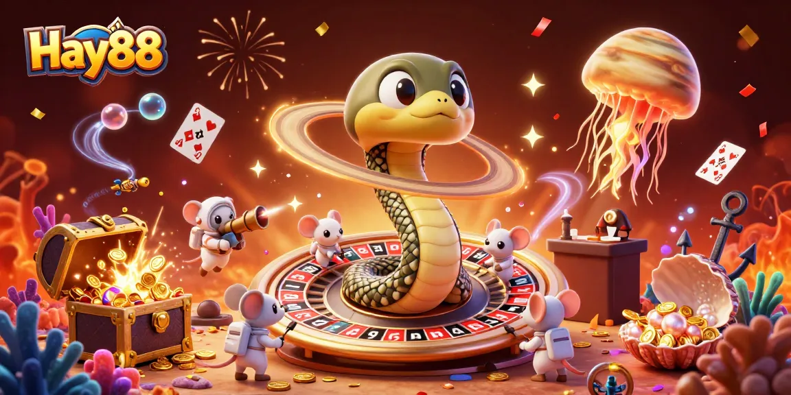Experience thrilling bets at Hay88 with vintage casino games and a cosmic atmosphere.