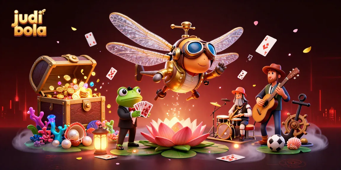 Engage in judi bola sports betting with dynamic 3D characters, action, and excitement.
