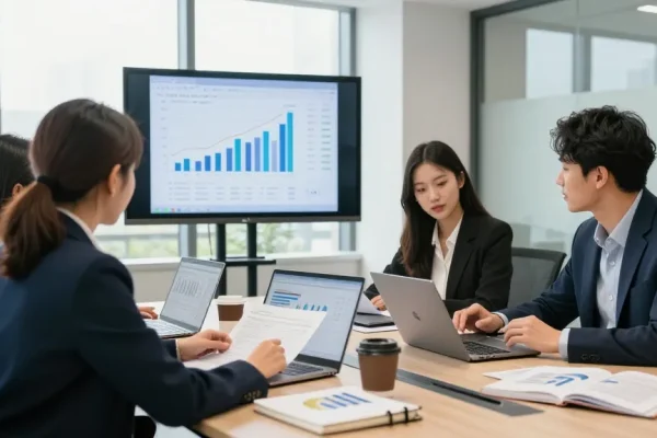 Entorno de trabajo colaborativo en finanzas con etn facturación y análisis de datos.