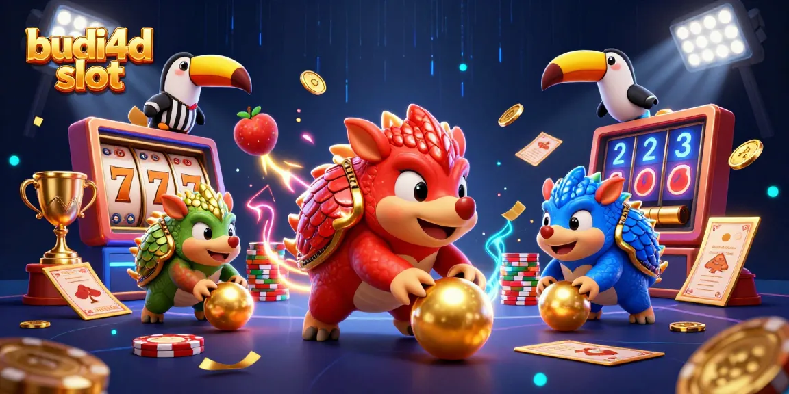 Engage with the budi4d slot adventure as rival pangolins compete with dazzling jackpot elements and casino flair.